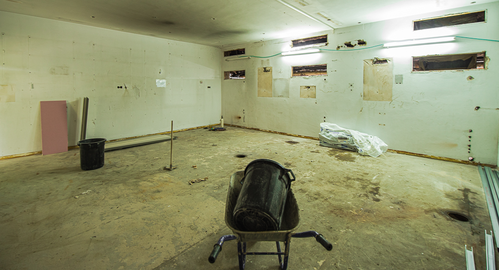 The new lab is being built