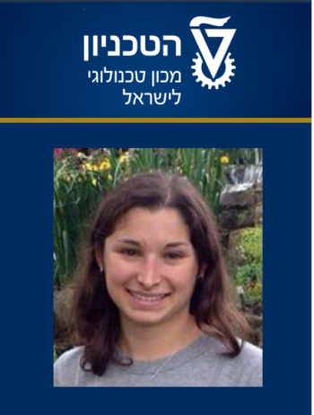 Yonit technion research poster winner 2022