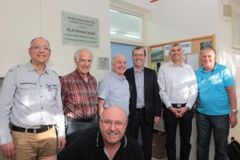 people in front of KLA-Tencor Israel donated laboratories