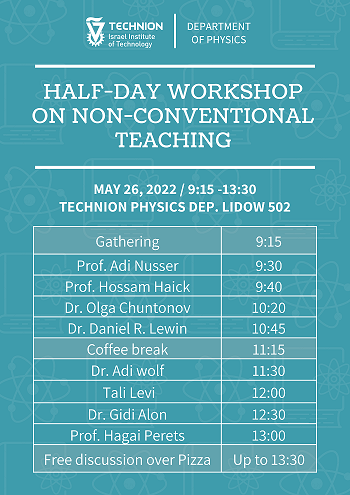 non-conventional teaching workshop