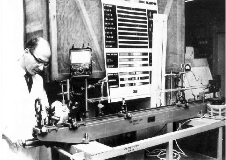 Physics department laser 1966