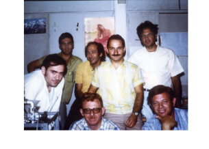 Physics department high degree students 1972