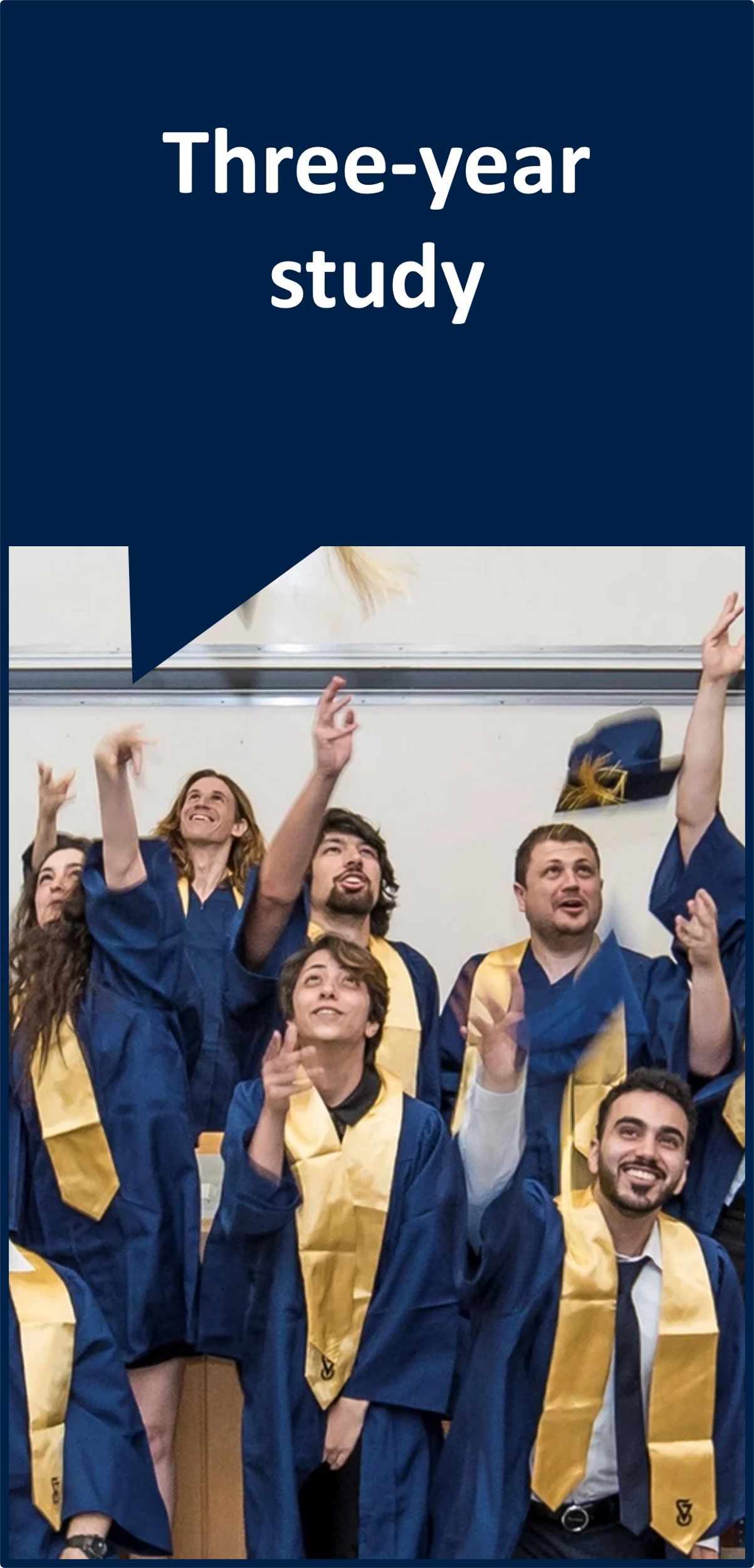 three year study physics